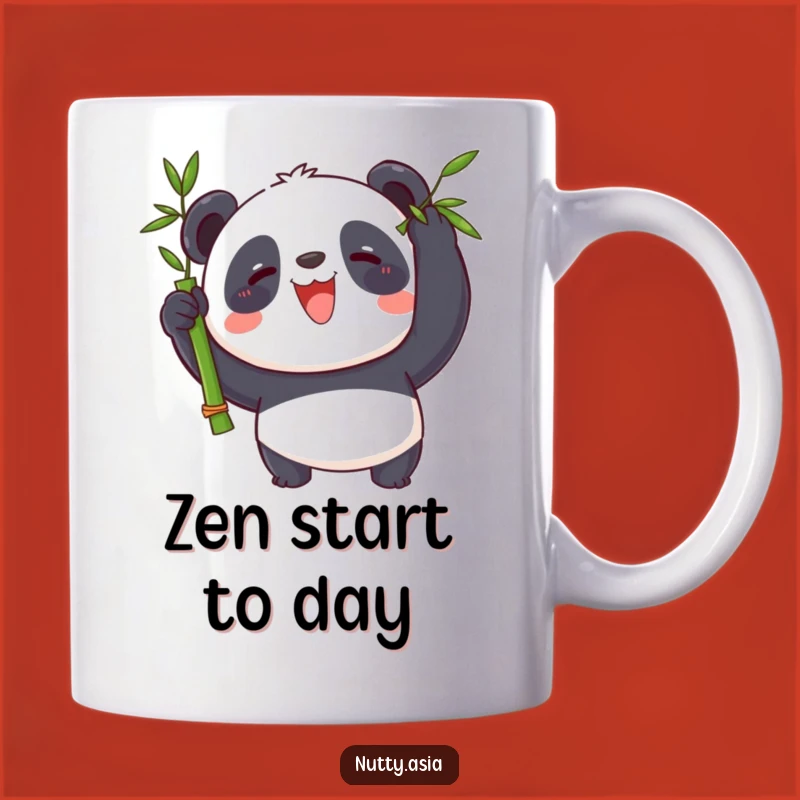 Funny Panda Balance Master Mug - Whimsical Bamboo Trickster Gift